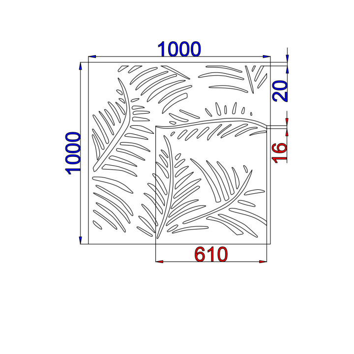 Designblech Muster L005