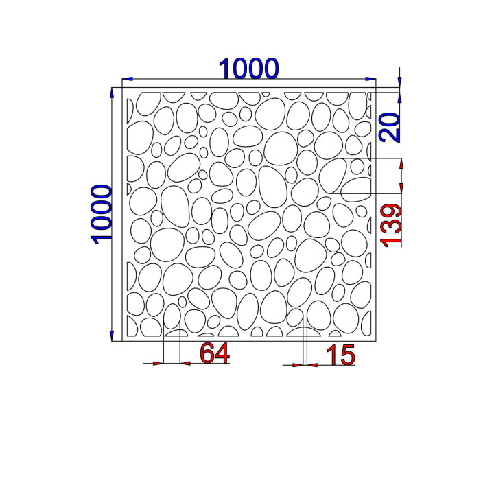 Designblech Muster A010