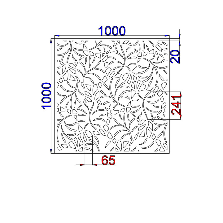 Designblech Muster A024
