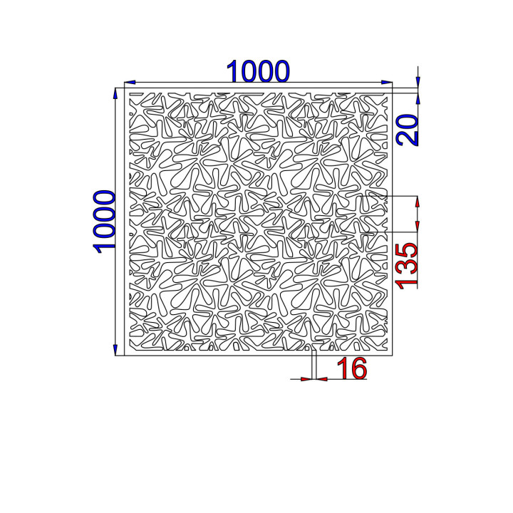 Designblech Muster A041