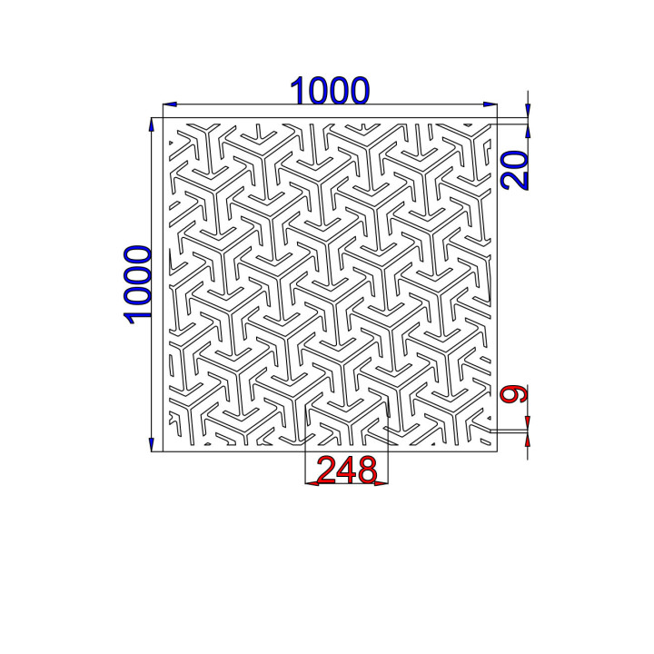 Designblech Muster A043