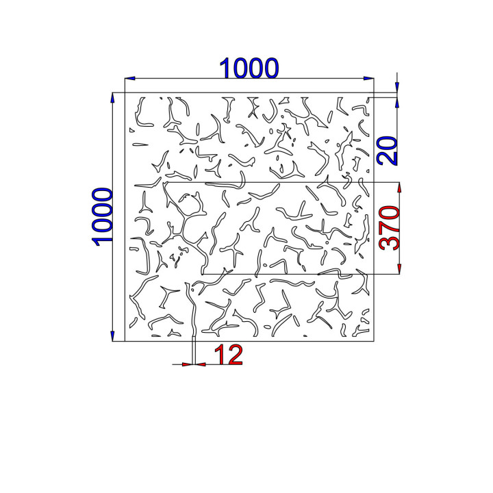 Designblech Muster A044