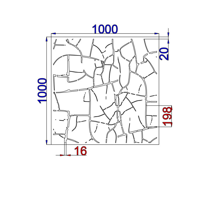Designblech Muster A045