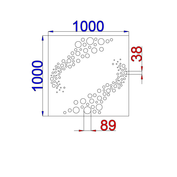 Designblech Muster K004