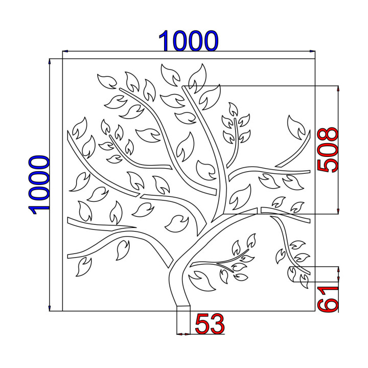 Designblech Muster T001