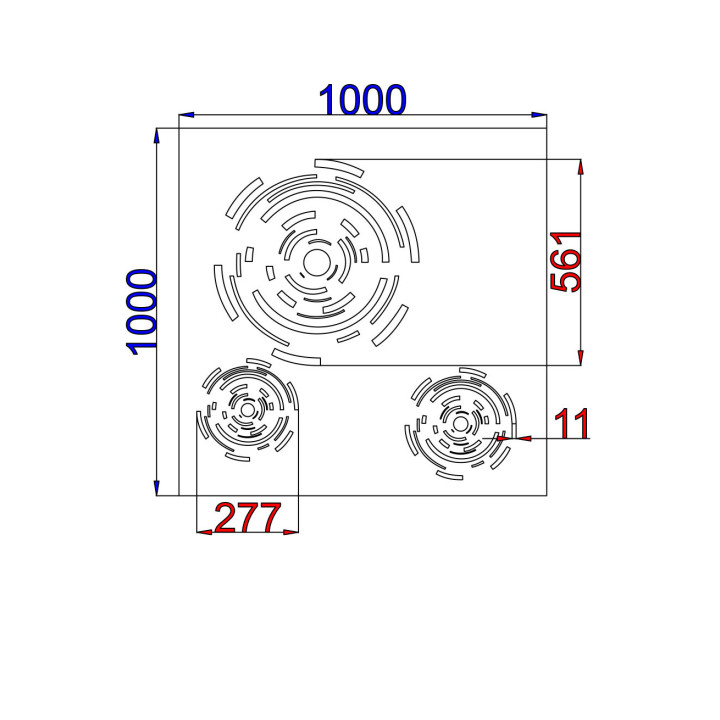 Designblech Muster K014