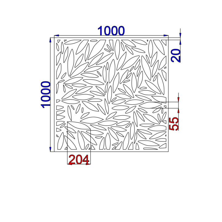 Designblech Muster L003