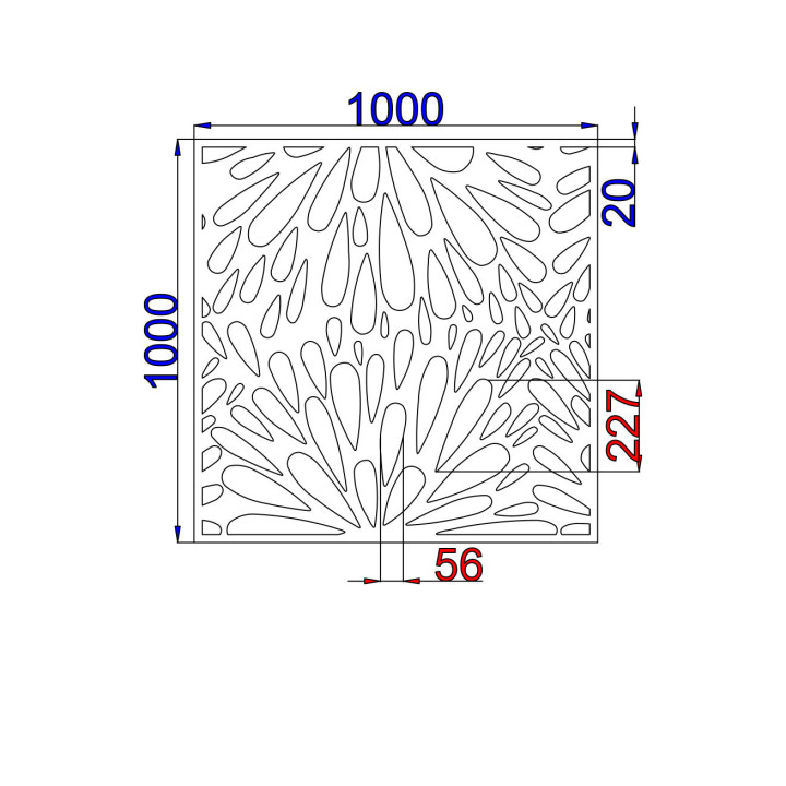 Designblech Muster L004