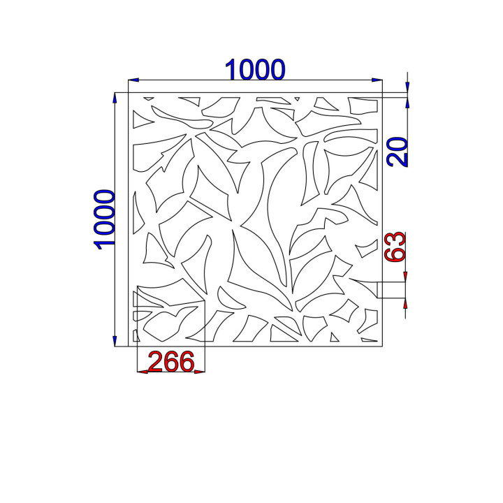 Designblech Muster L006