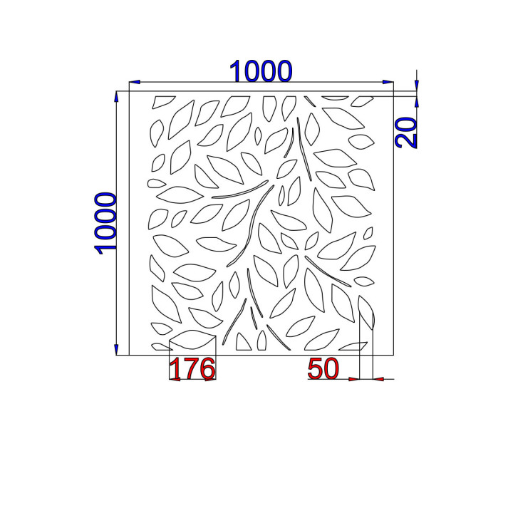 Designblech Muster L011