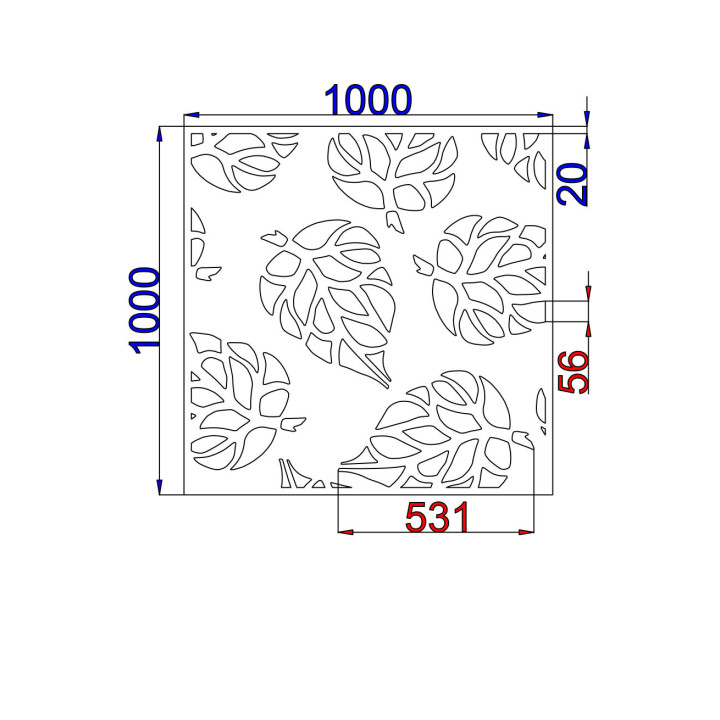 Designblech Muster L014