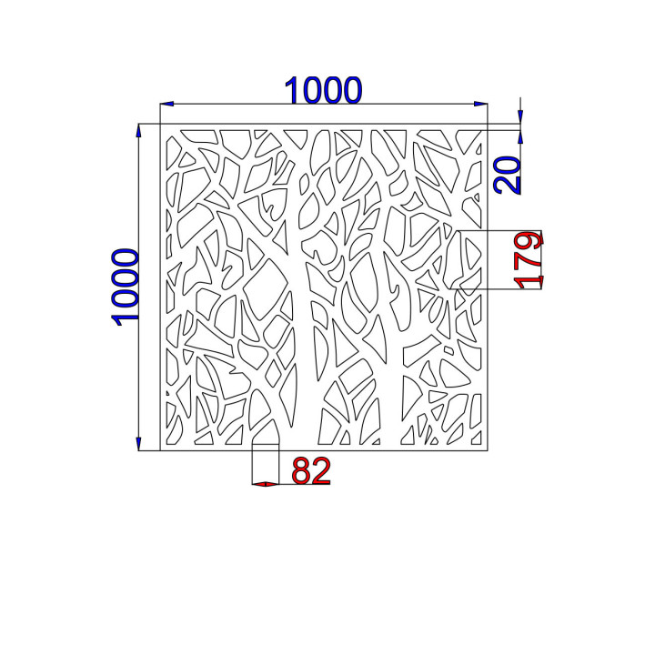 Designblech Muster T003
