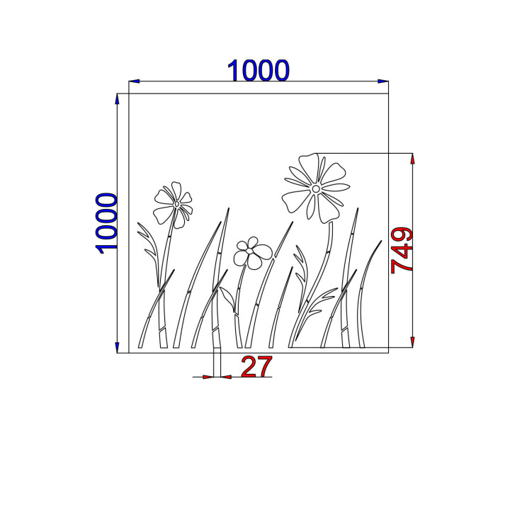 Designblech Muster F002