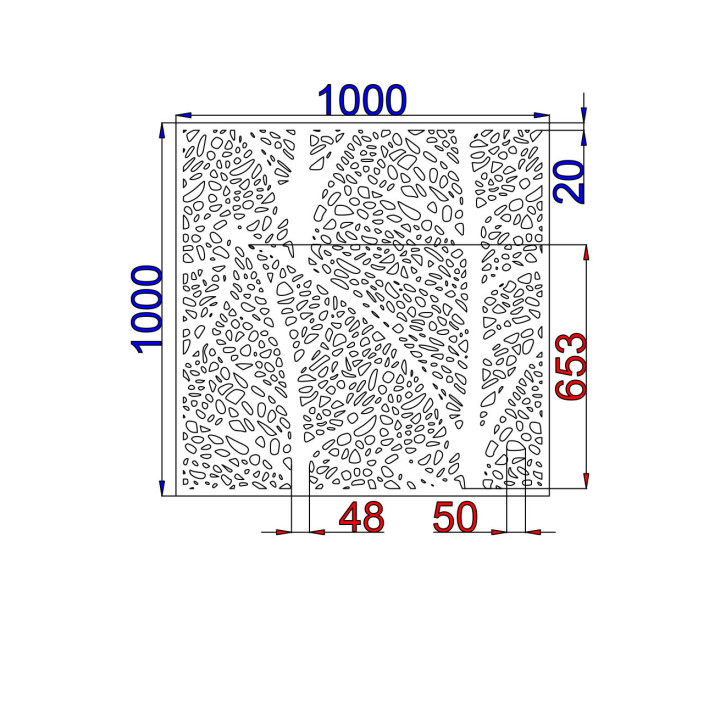 Designblech Muster L002