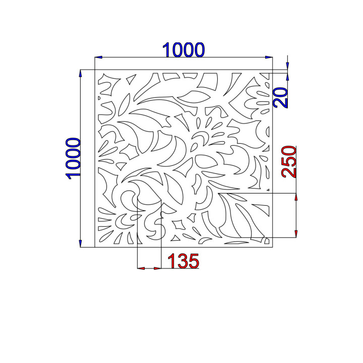 Designblech Muster F013
