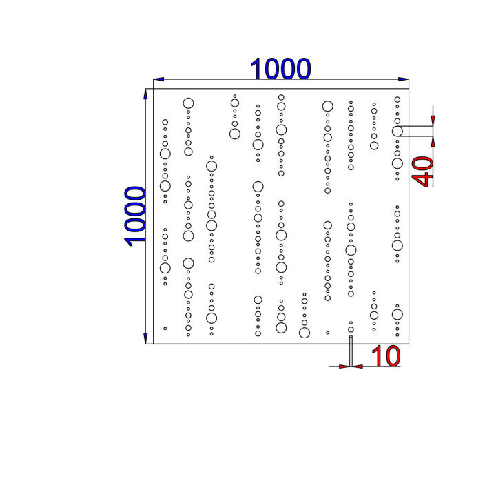 Designblech Muster K008