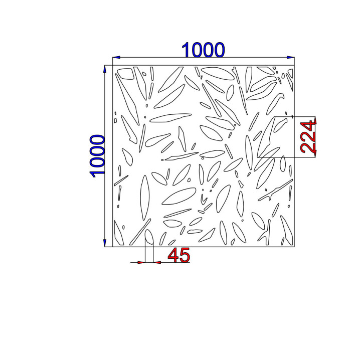 Designblech Muster L010