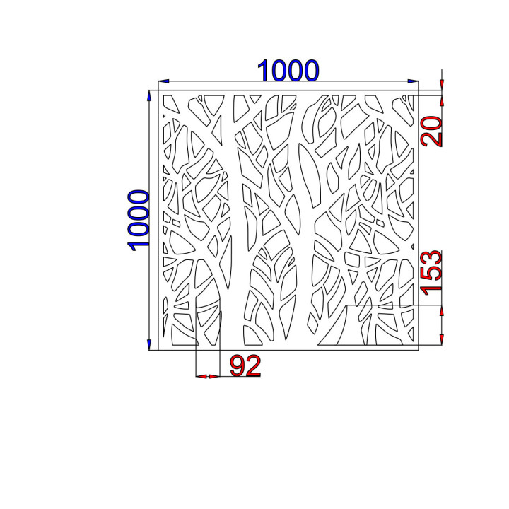 Designblech Muster T006