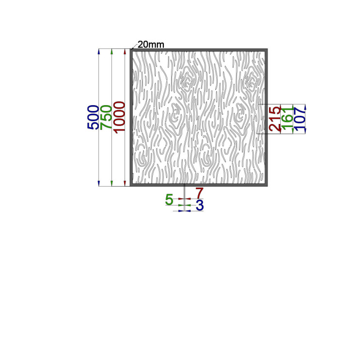 Designblech Muster A015