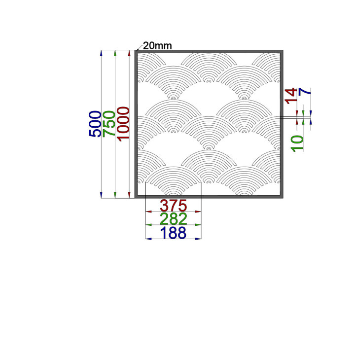 Designblech Muster A017
