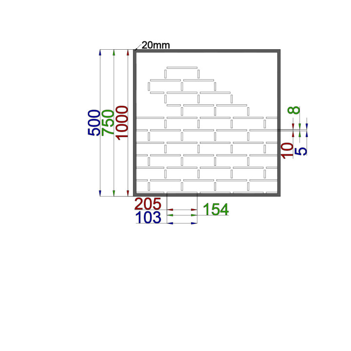 Designblech Muster C016