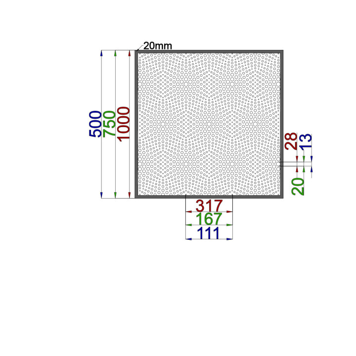 Designblech Muster K023