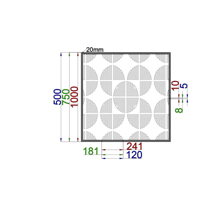Designblech Muster A030