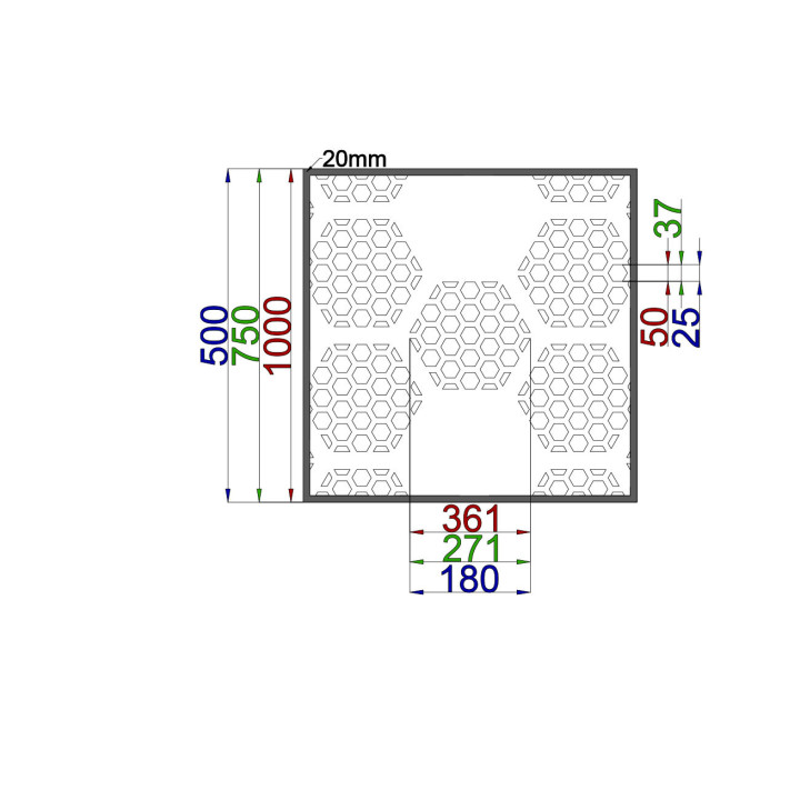 Designblech Muster A034