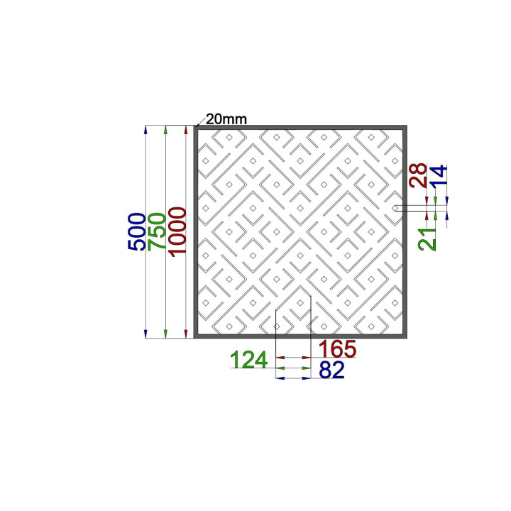 Designblech Muster C019