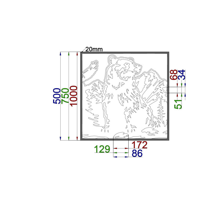 Designblech Muster P011