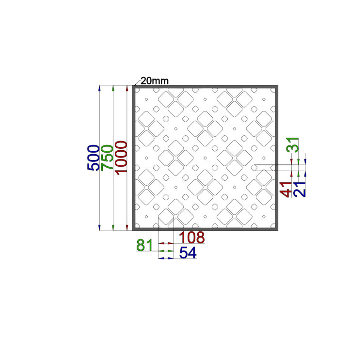 Designblech Muster S019