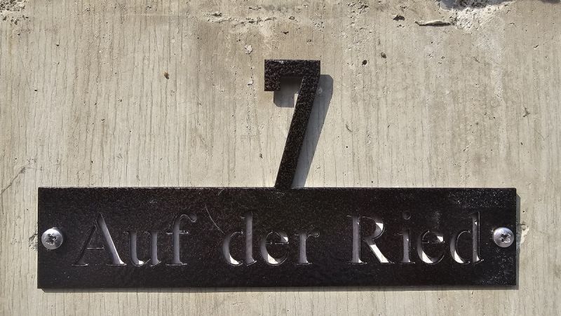 Referenzen Hausnummern – Hausnummer HN10 15
